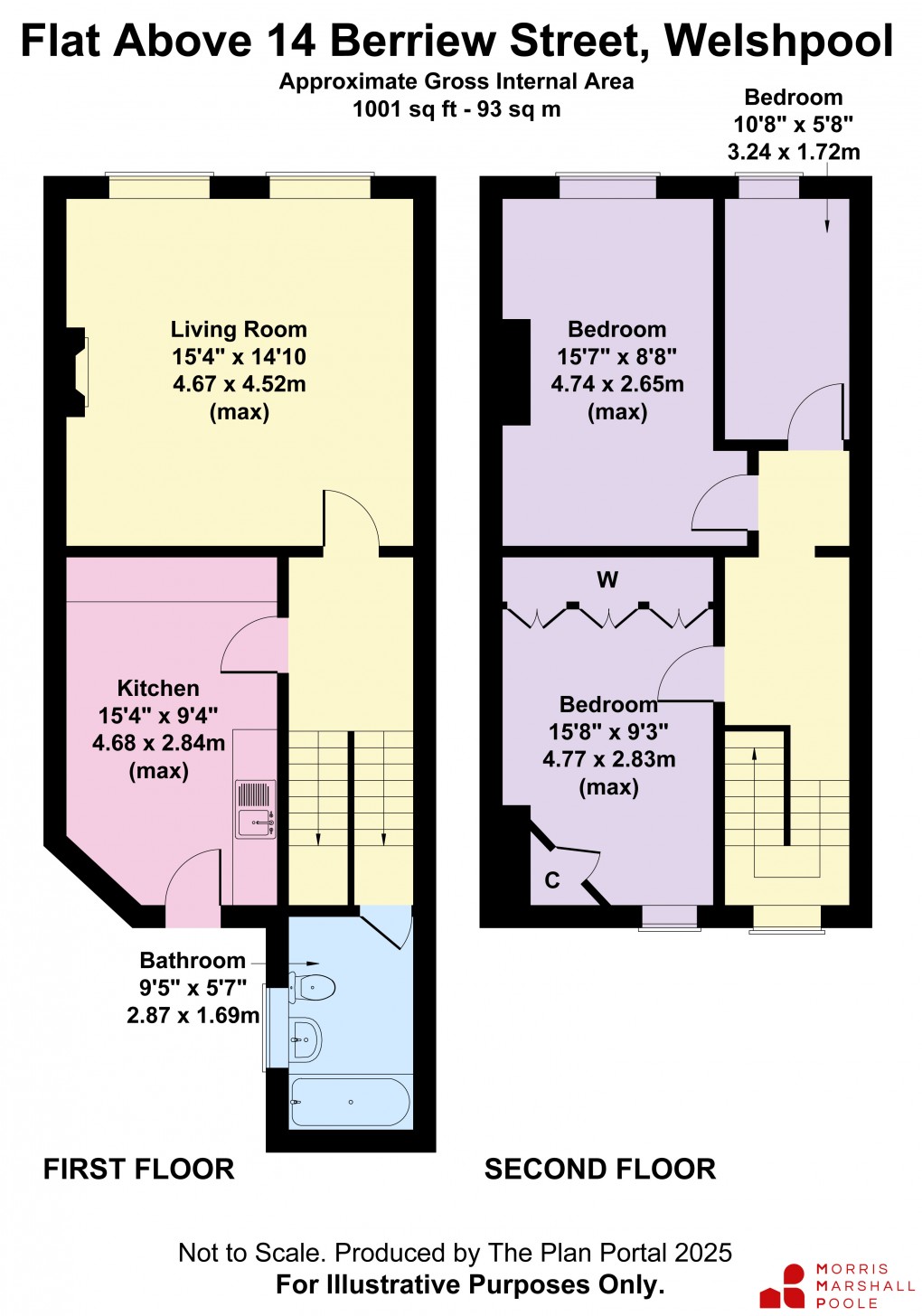 Floorplan for Berriew Street, Welshpool, Powys