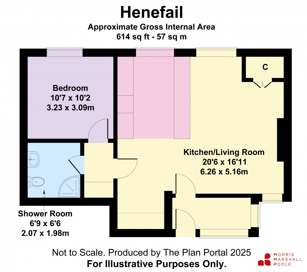 Floorplan for Llangyniew, Powys