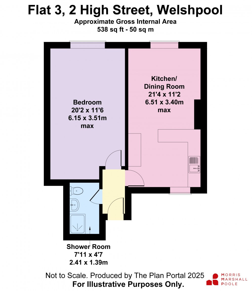 Floorplan for High Street, Welshpool, Powys