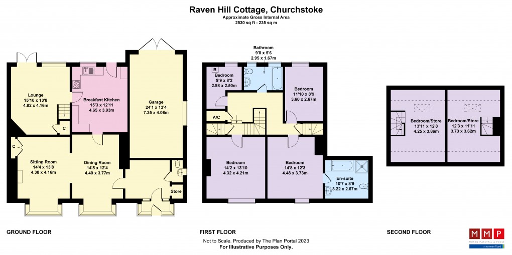 Floorplan for Churchstoke, Montgomery, Powys