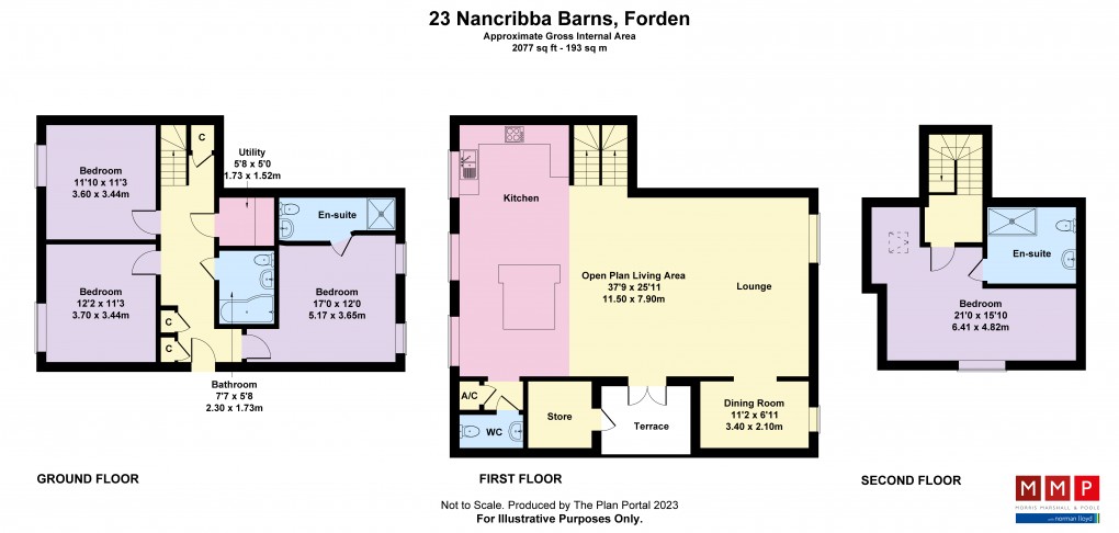Floorplan for Forden, Welshpool, Powys