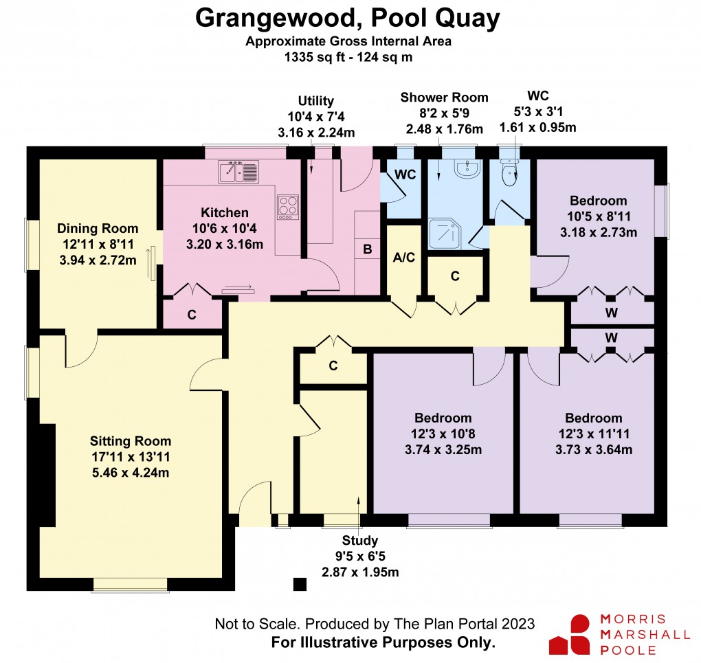 Floorplan for Pool Quay, Welshpool, Powys