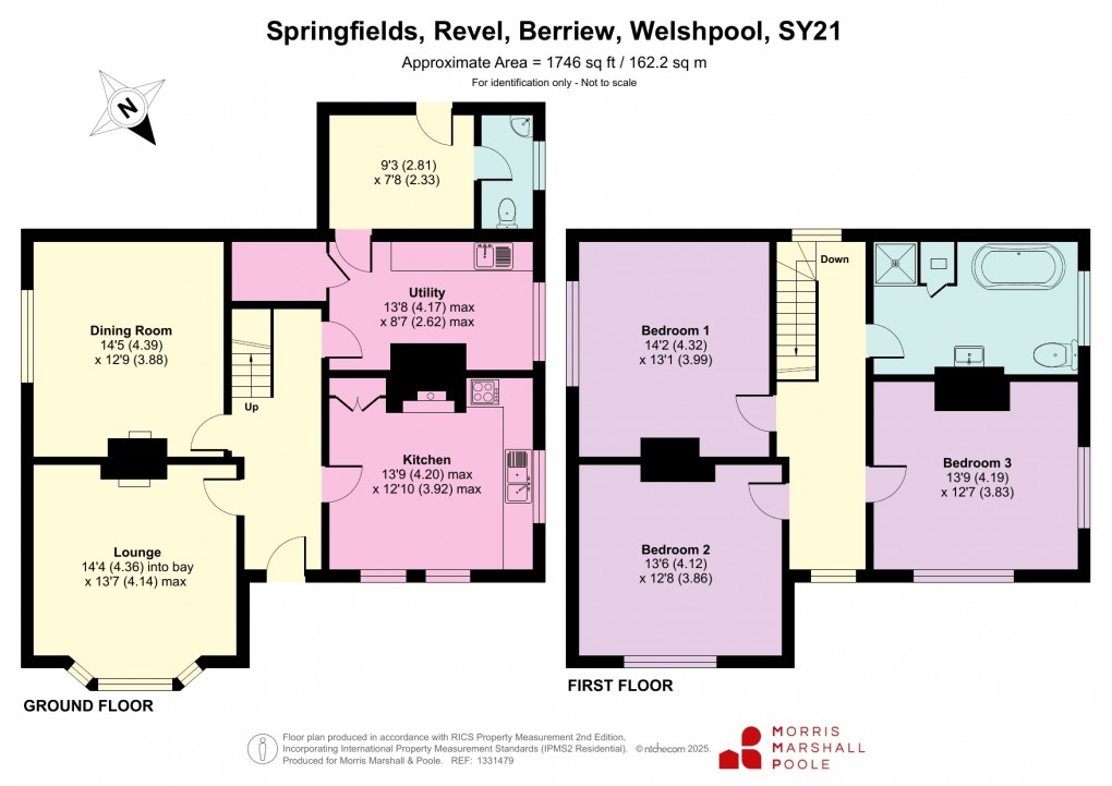Floorplan for Revel, Berriew, Welshpool, Powys