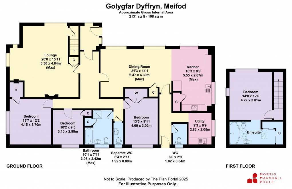 Floorplan for Meifod, Powys
