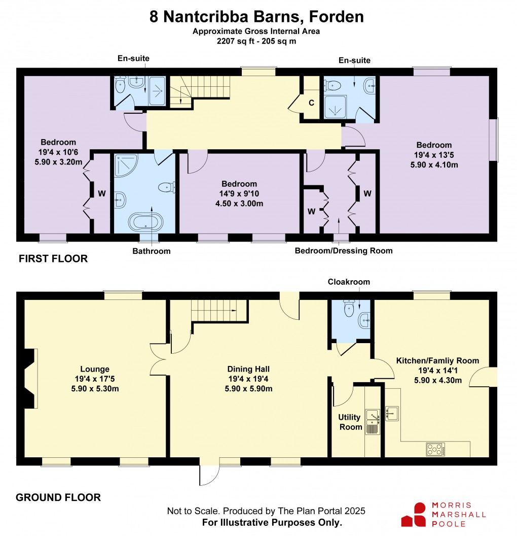 Floorplan for Forden, Welshpool, Powys