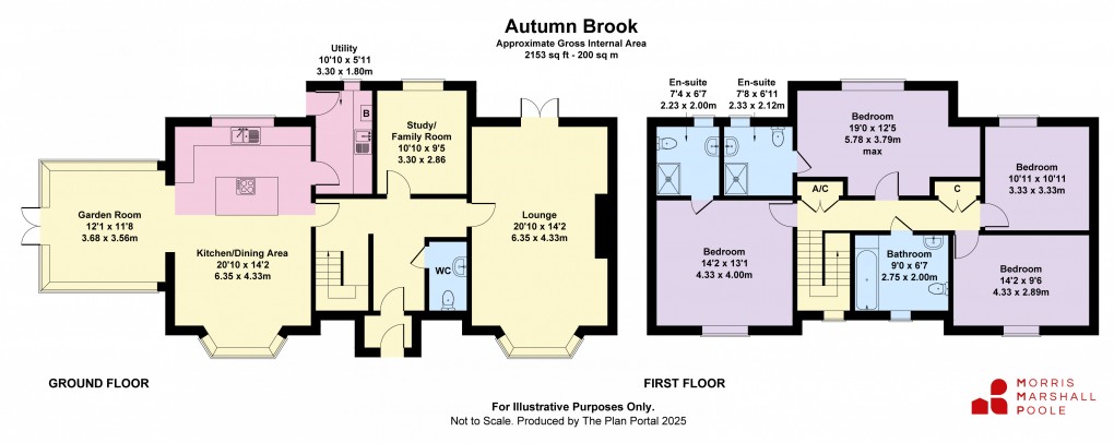 Floorplan for Church Farm Close, Forden, Welshpool, Powys