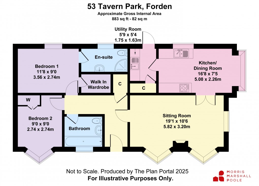 Floorplan for Forden, Welshpool, Powys