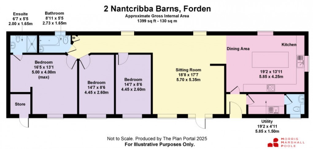 Floorplan for Forden, Welshpool, Powys