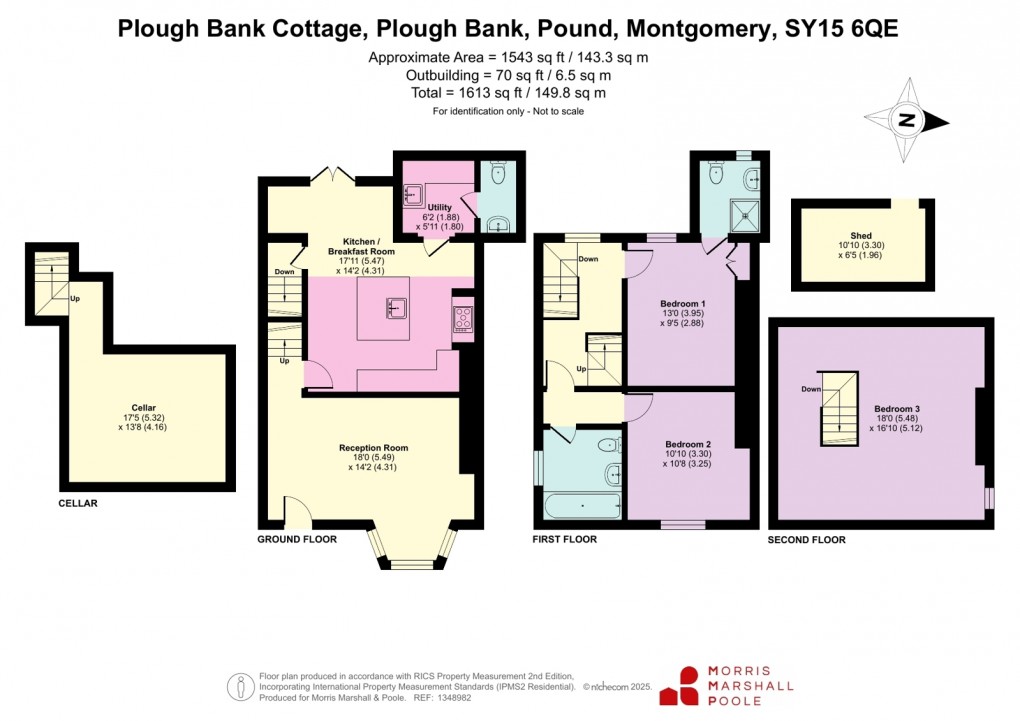 Floorplan for Pound, Montgomery, Powys
