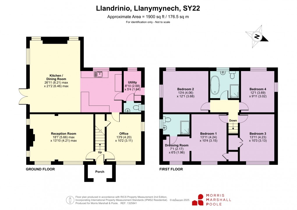 Floorplan for Llandrinio, Llanymynech, Powys