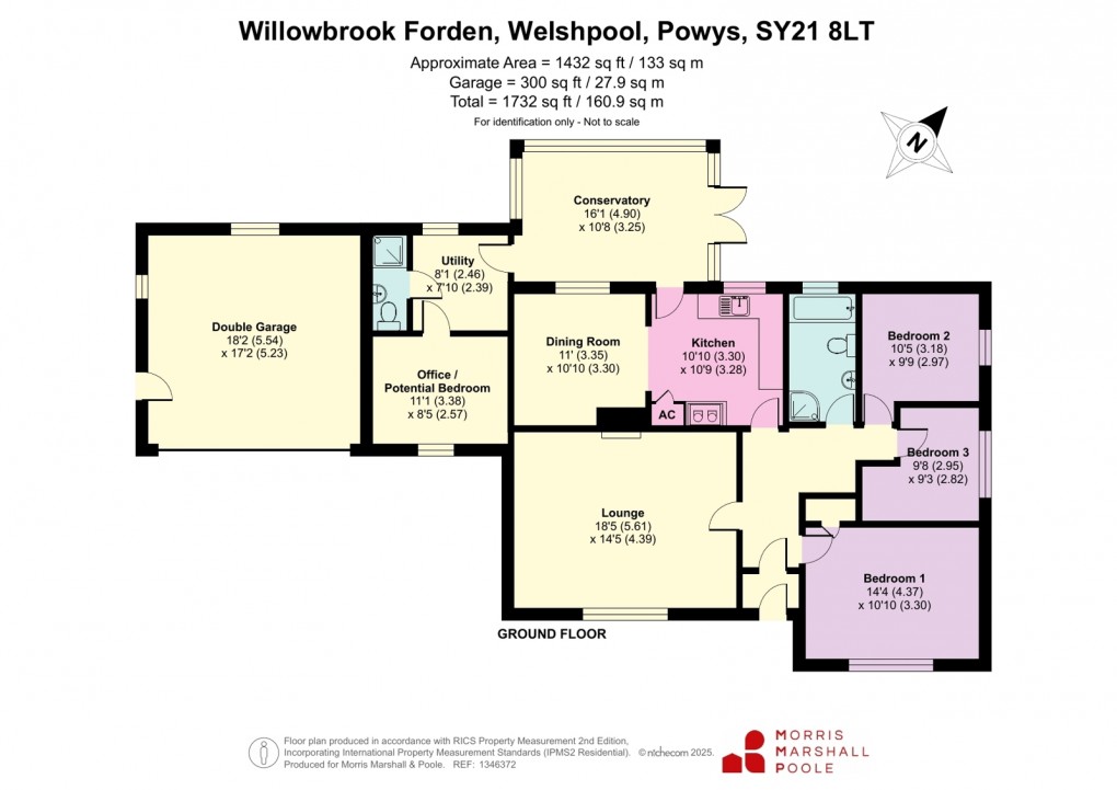 Floorplan for Forden, Welshpool, Powys