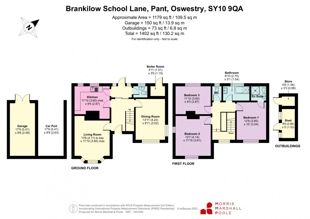 Floorplan for School Lane, Pant, Oswestry, Shropshire