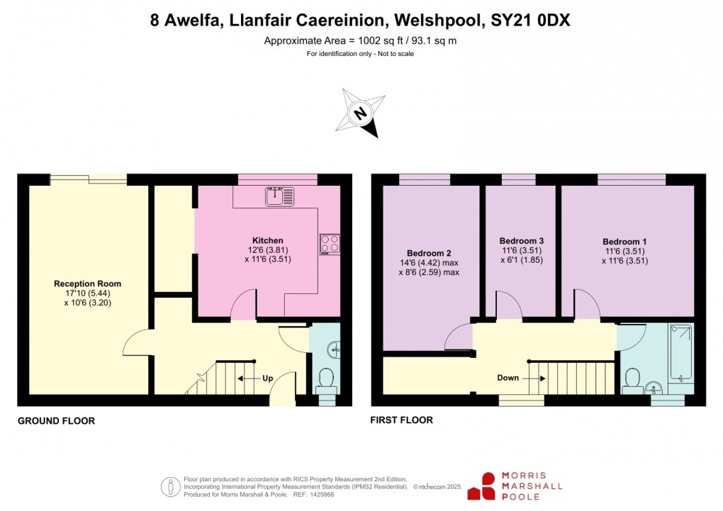 Floorplan for Awelfa, Llanfair Caereinion, Welshpool, Powys