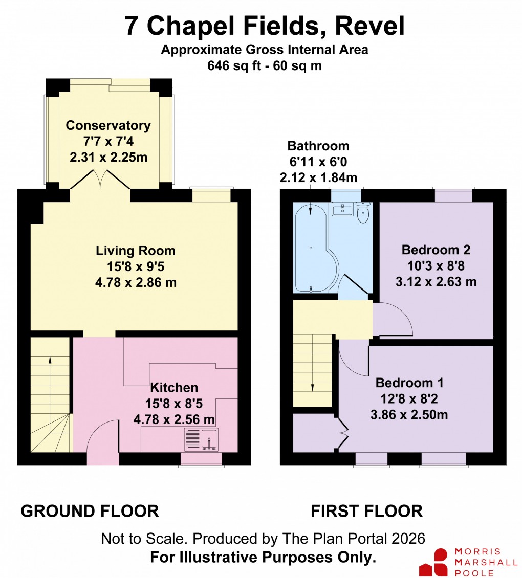Floorplan for Chapel Fields, Revel, Berriew, Welshpool