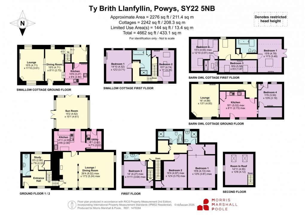 Floorplan for Llanfyllin, Powys